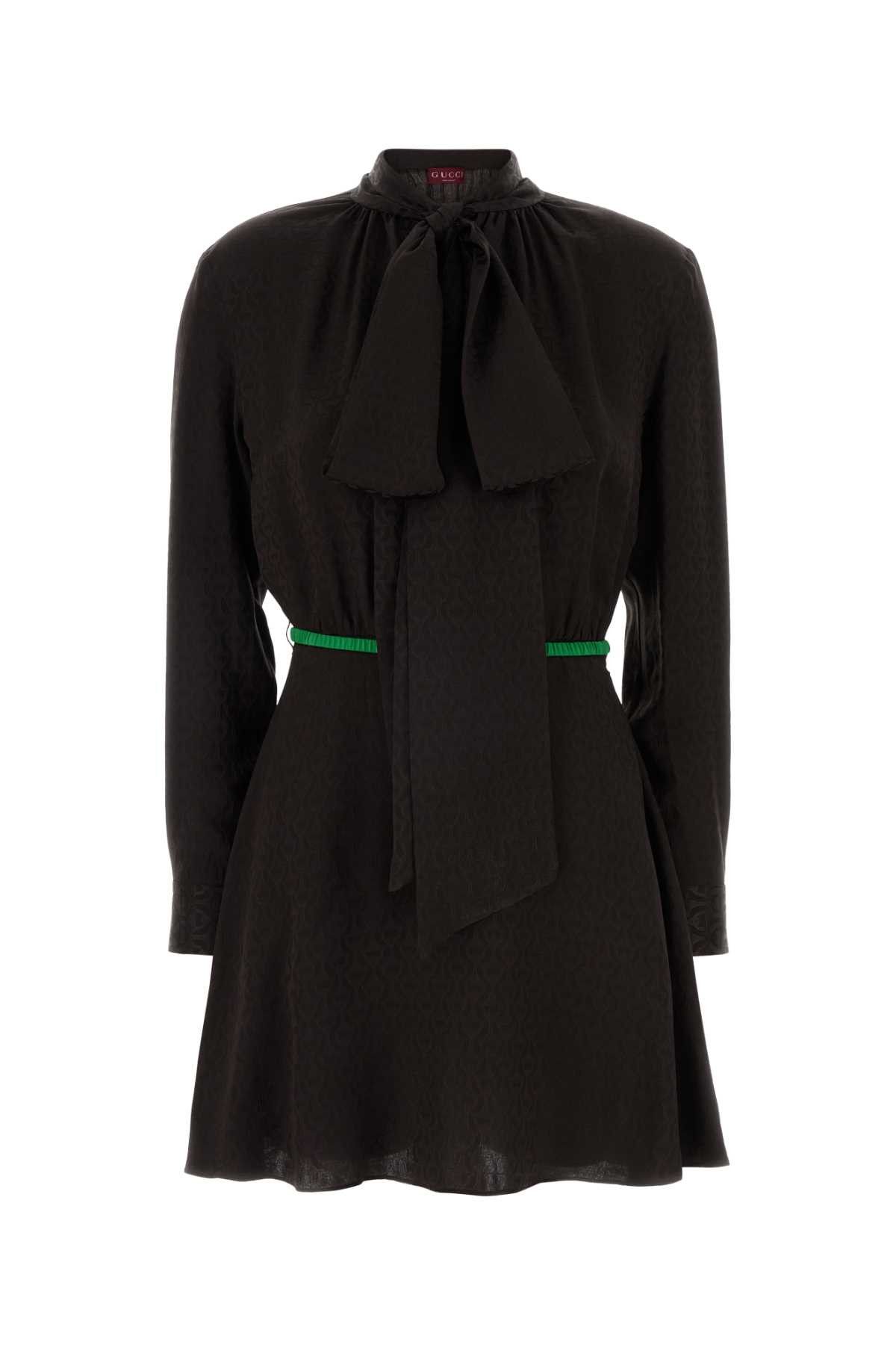 Gucci Brown Jacquard Dress Size M / US 6-8 / IT 42-44 - 1 Thumbnail