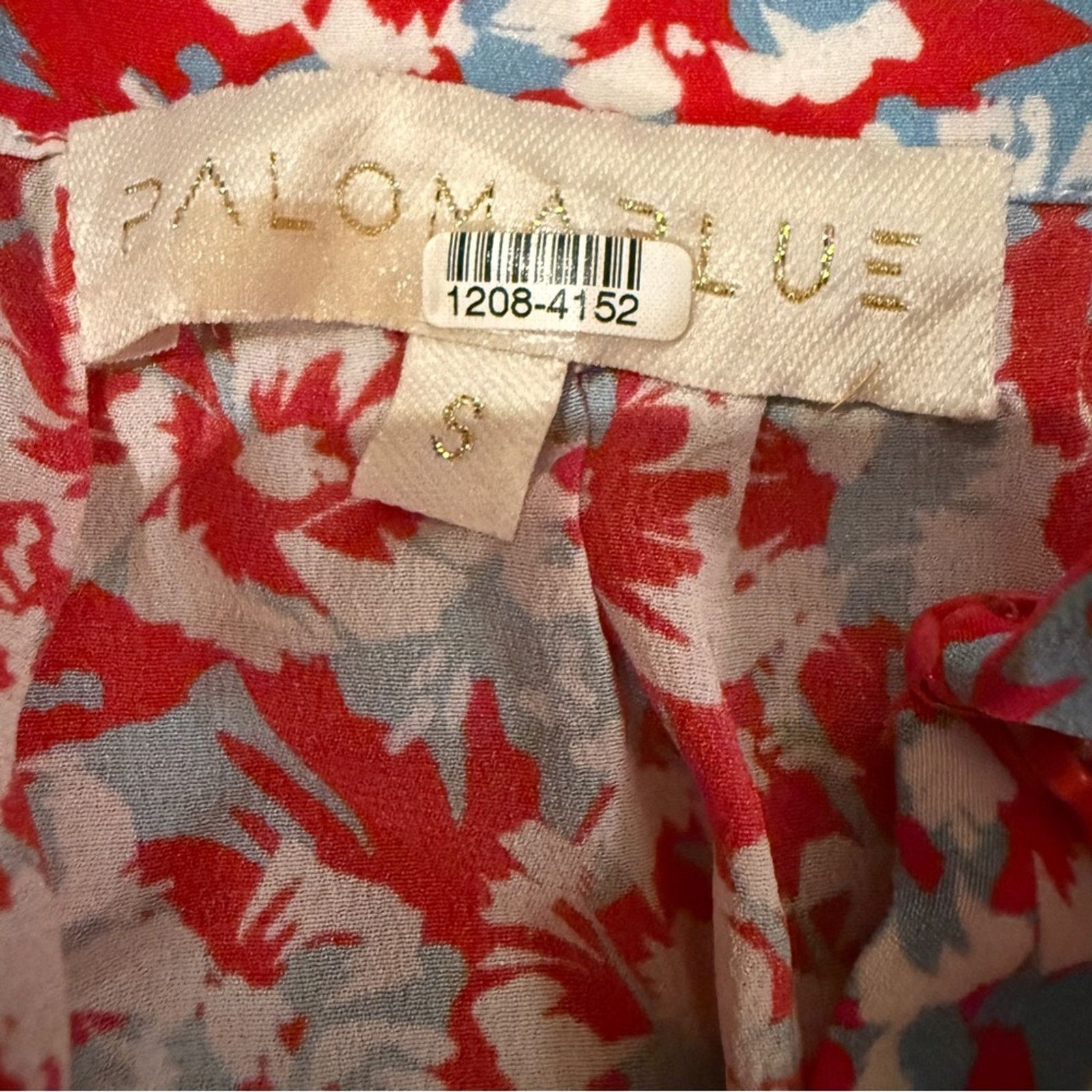 Other RTR Paloma Blue Alexa 100% Silk Floral Tiered Mini Skirt Size 26" / US 2 / IT 38 - 4 Thumbnail