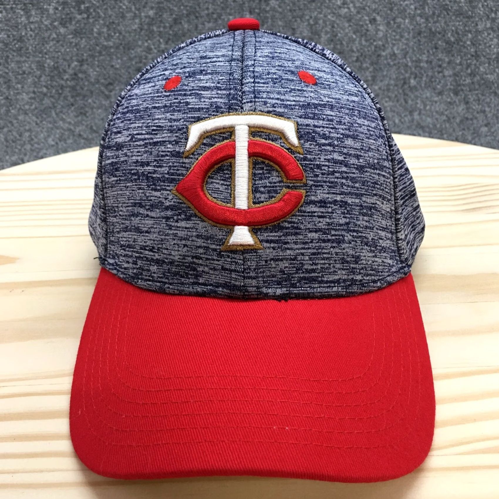 Twins Minnesota Twins Melonwear Baseball Cap Mens Blue Red One Size Embroidered Logo Size ONE SIZE - 2 Thumbnail