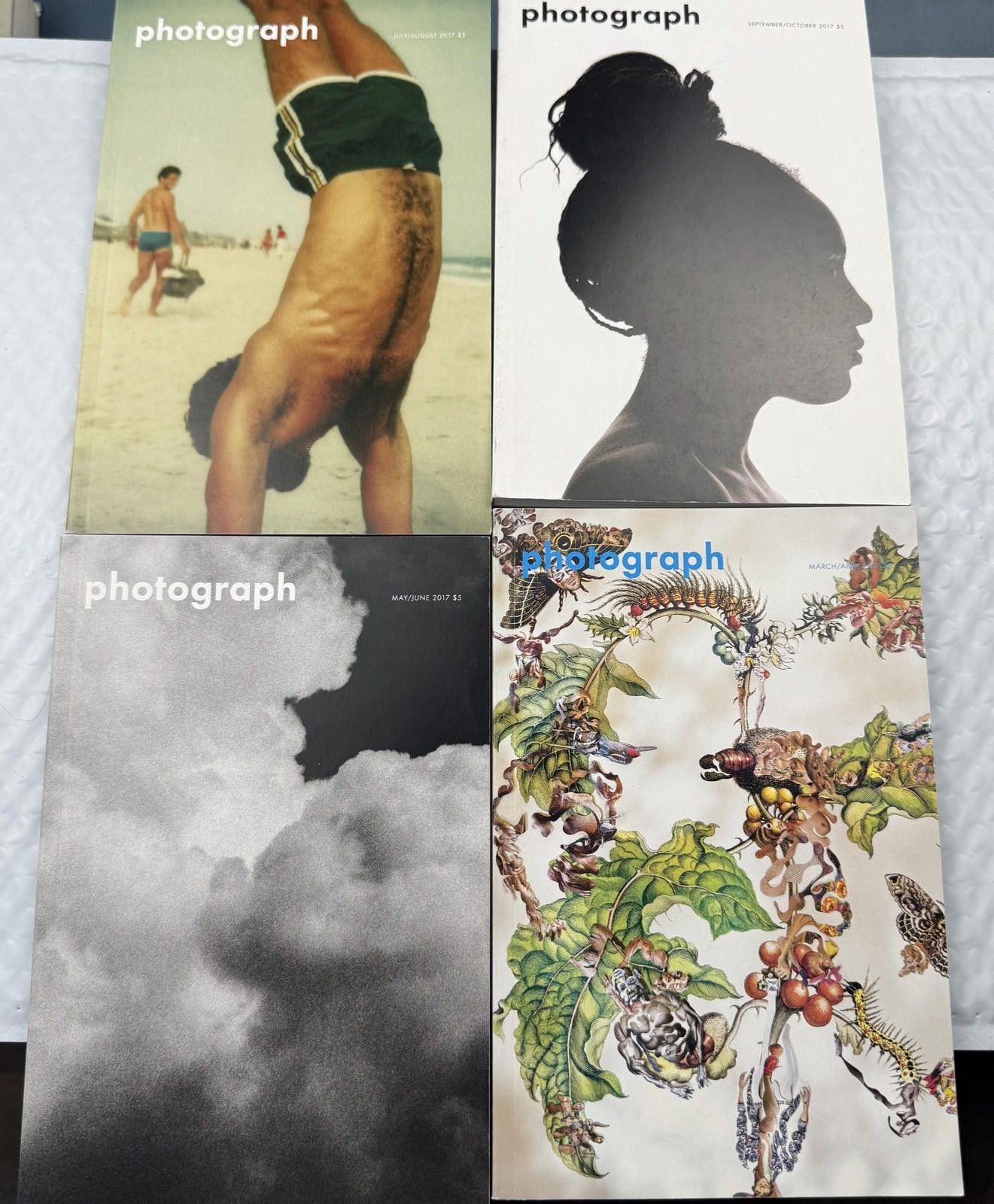 Other Photograph Magazine Lot of 4 Issues (March-October 2017) Art Size ONE SIZE - 1 Thumbnail