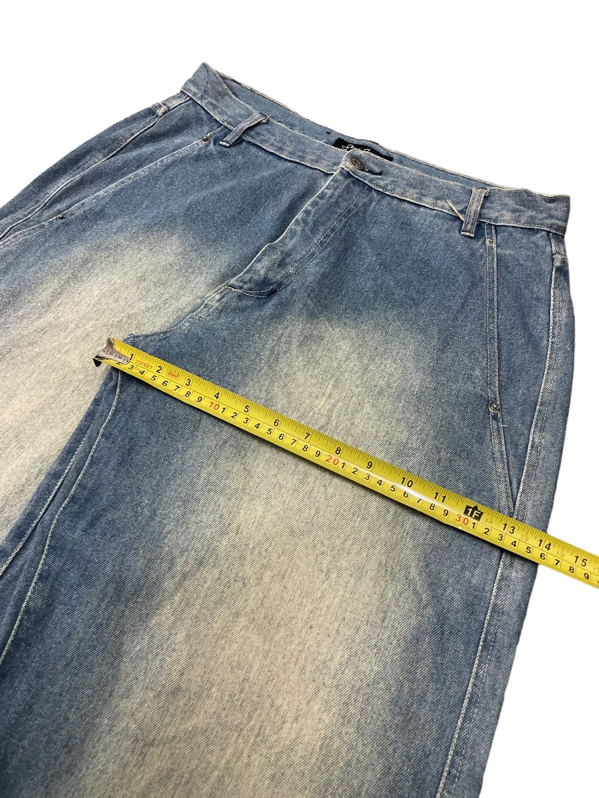 Sean John Vintage Y2K Sean John Distressed Mud Wash Baggy Barrel Jeans Size US 34 / EU 50 - 22 Thumbnail