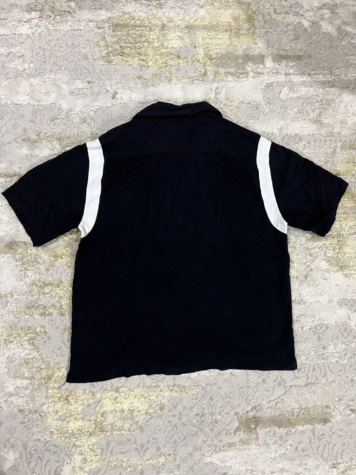 Dry Bones × Japanese Brand × Sports Specialties Rayon Bowling Shirt Rockabilly Loop Collar Black White Size US L / EU 52-54 / 3 - 4 Thumbnail