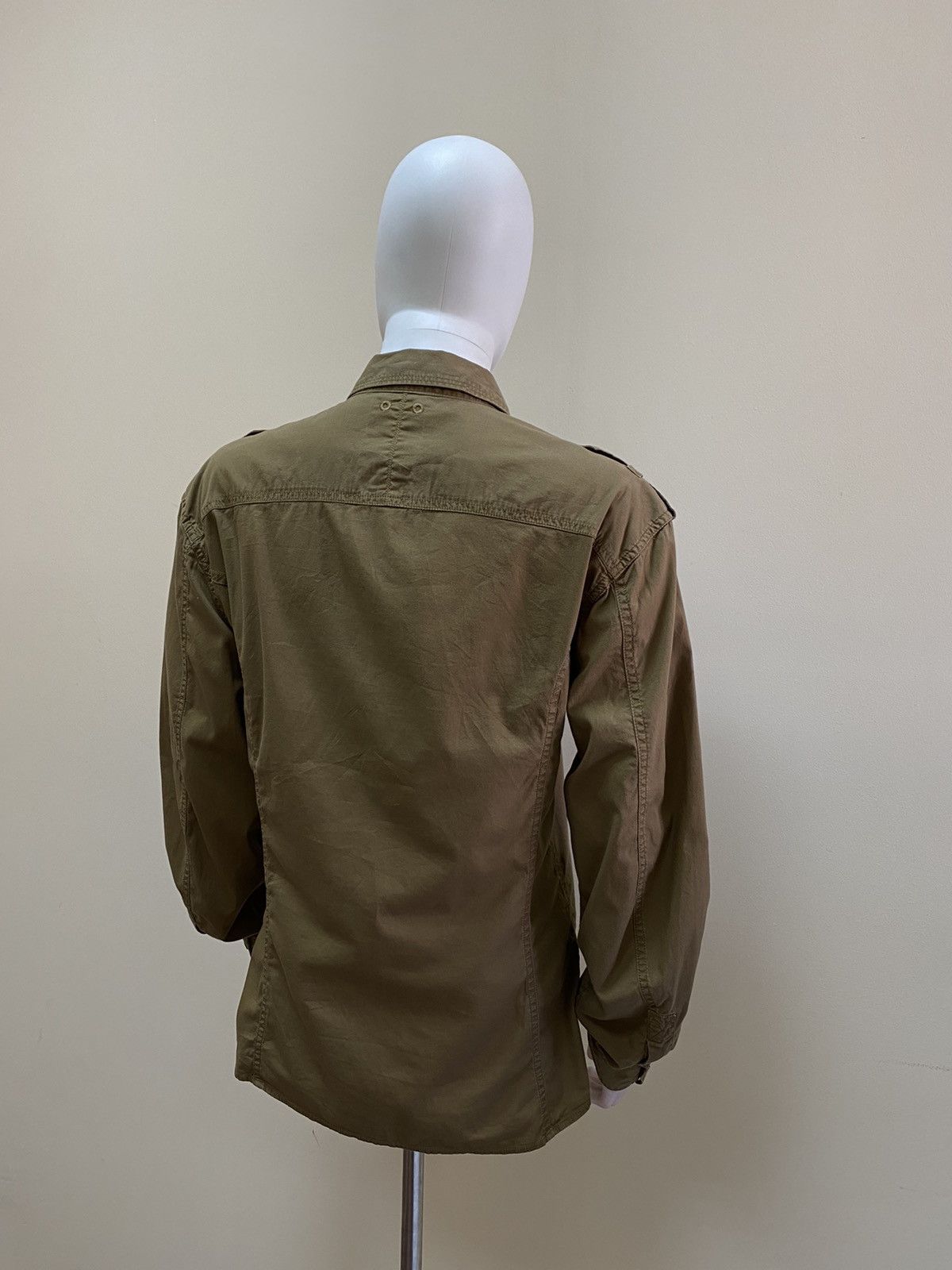 Diesel Diesel Vintage Multi Pocket Brown Button Up Y2K Shirt Size L Size L / US 10 / IT 46 - 8 Thumbnail