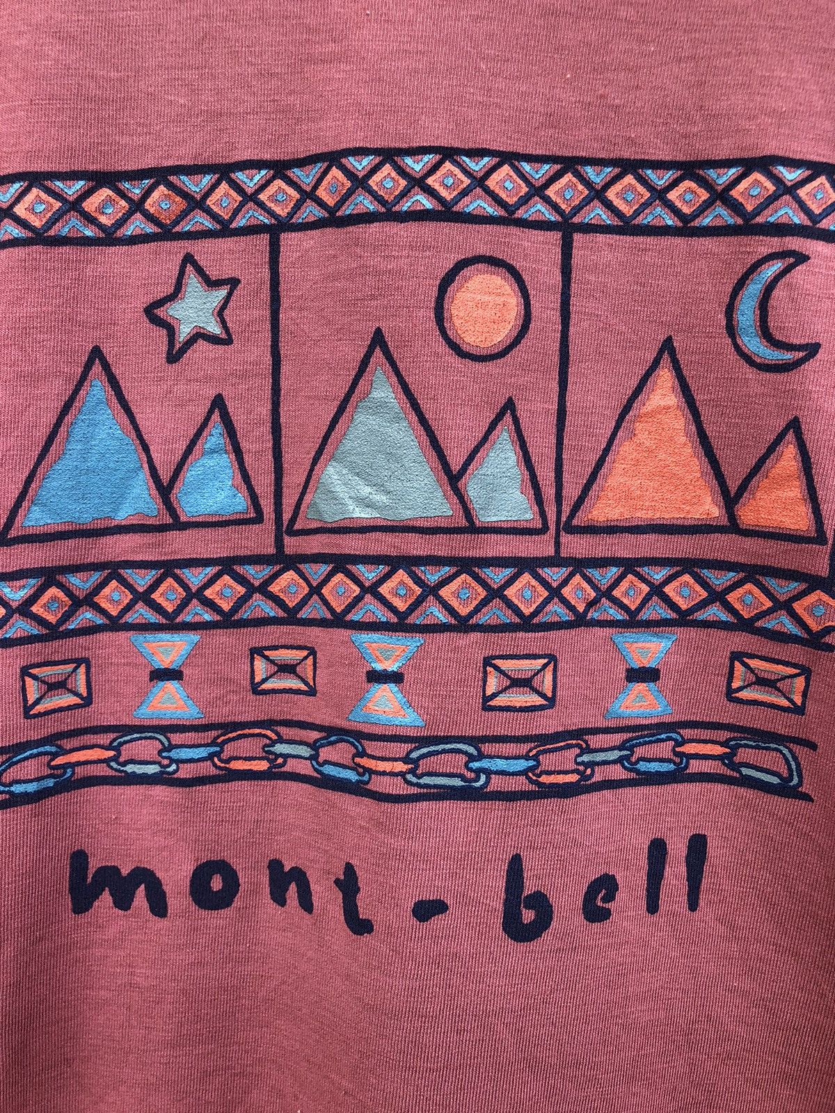 Japanese Brand × Montbell × Vintage Vintage Sunfaded 90s Mont~bell Tshirt Size US L / EU 52-54 / 3 - 9 Thumbnail