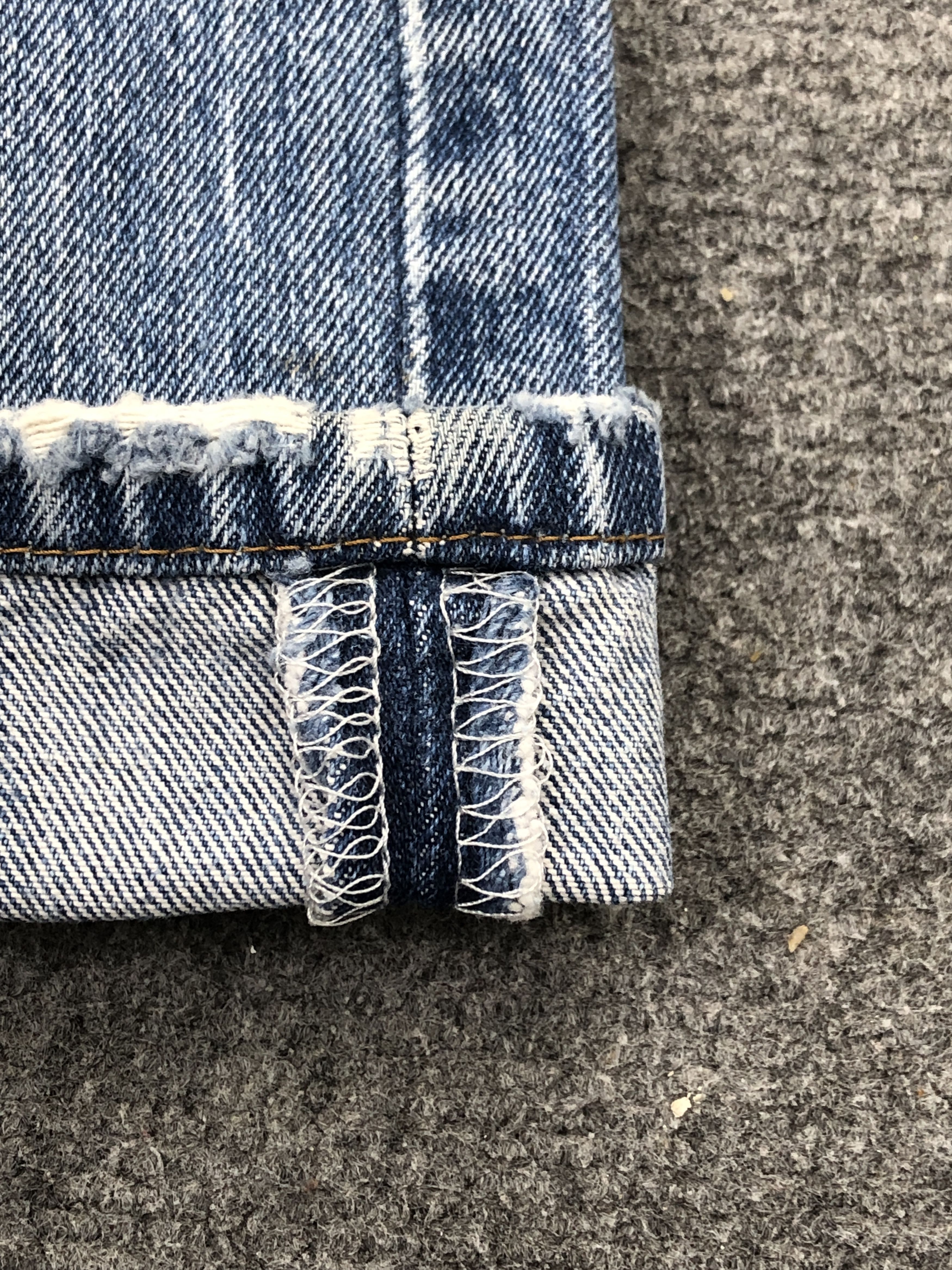 Levi's × Vintage Vintage Levis 501 Faded Blue Denim Jeans Size US 32 / EU 48 - 8 Thumbnail