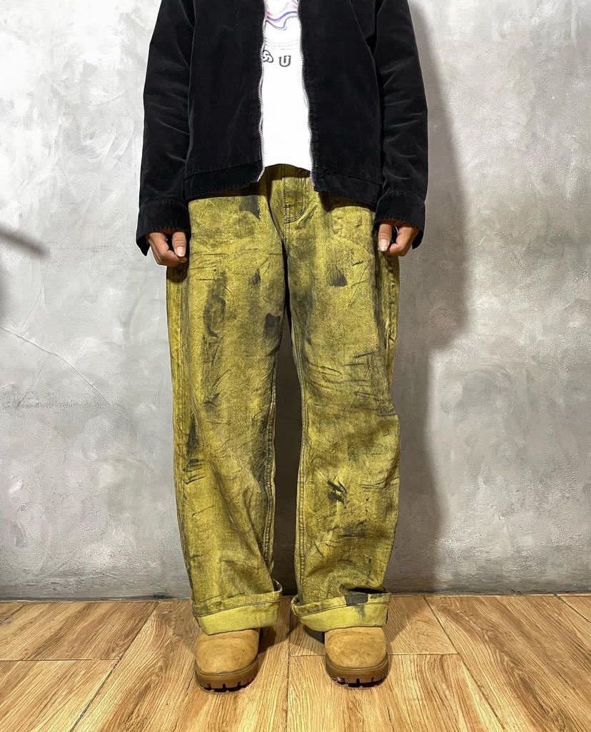 image of Avant Garde x Jnco Y2K Jeans Aka Cargo 90's Pants Like Jnco Jeans in Denim, Men's (Size 34)