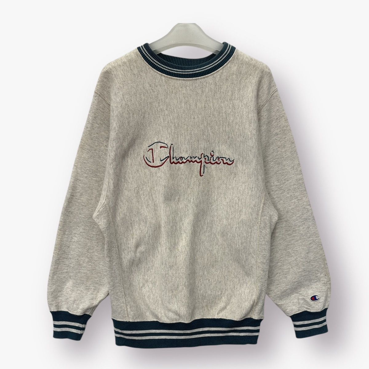 トップス champion / 90's reverse weave 🔥Embroided🔥 90's Champion Reverse Weave Sweatshirt - M