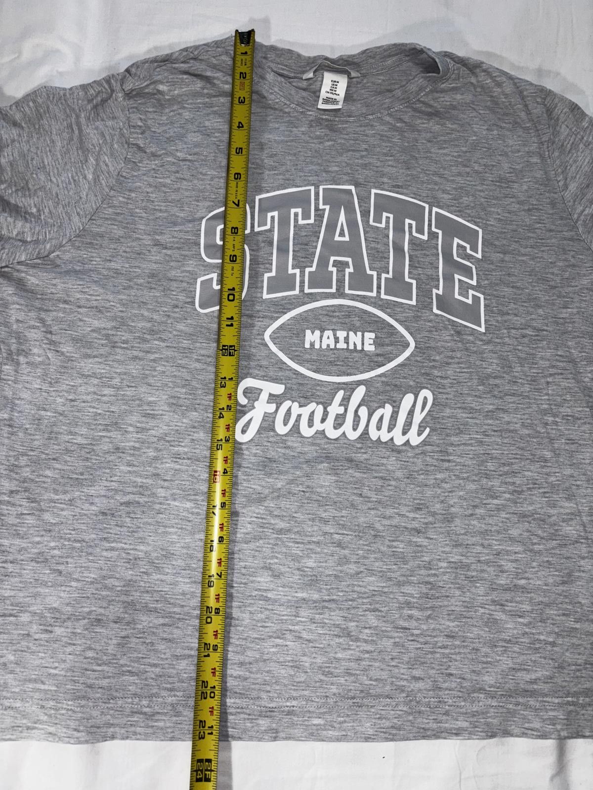 Designer Maine State Football Graphic Tee Size M / US 6-8 / IT 42-44 - 7 Thumbnail