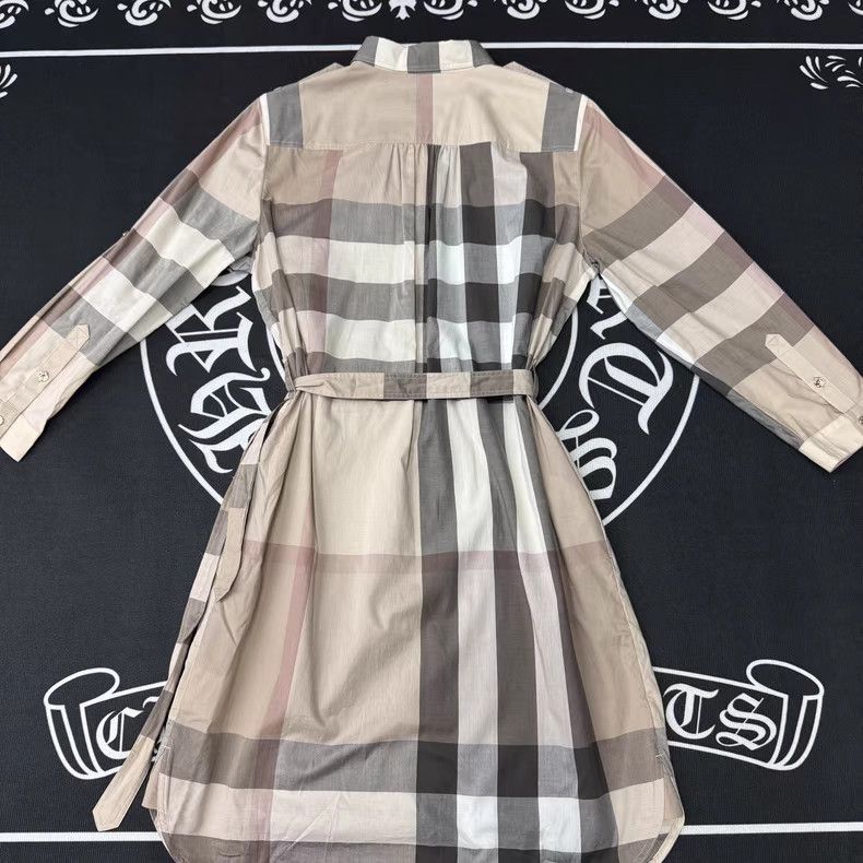 Burberry Burberry Classic Check Shirt Dress Q10 Size L / US 10 / IT 46 - 3 Thumbnail