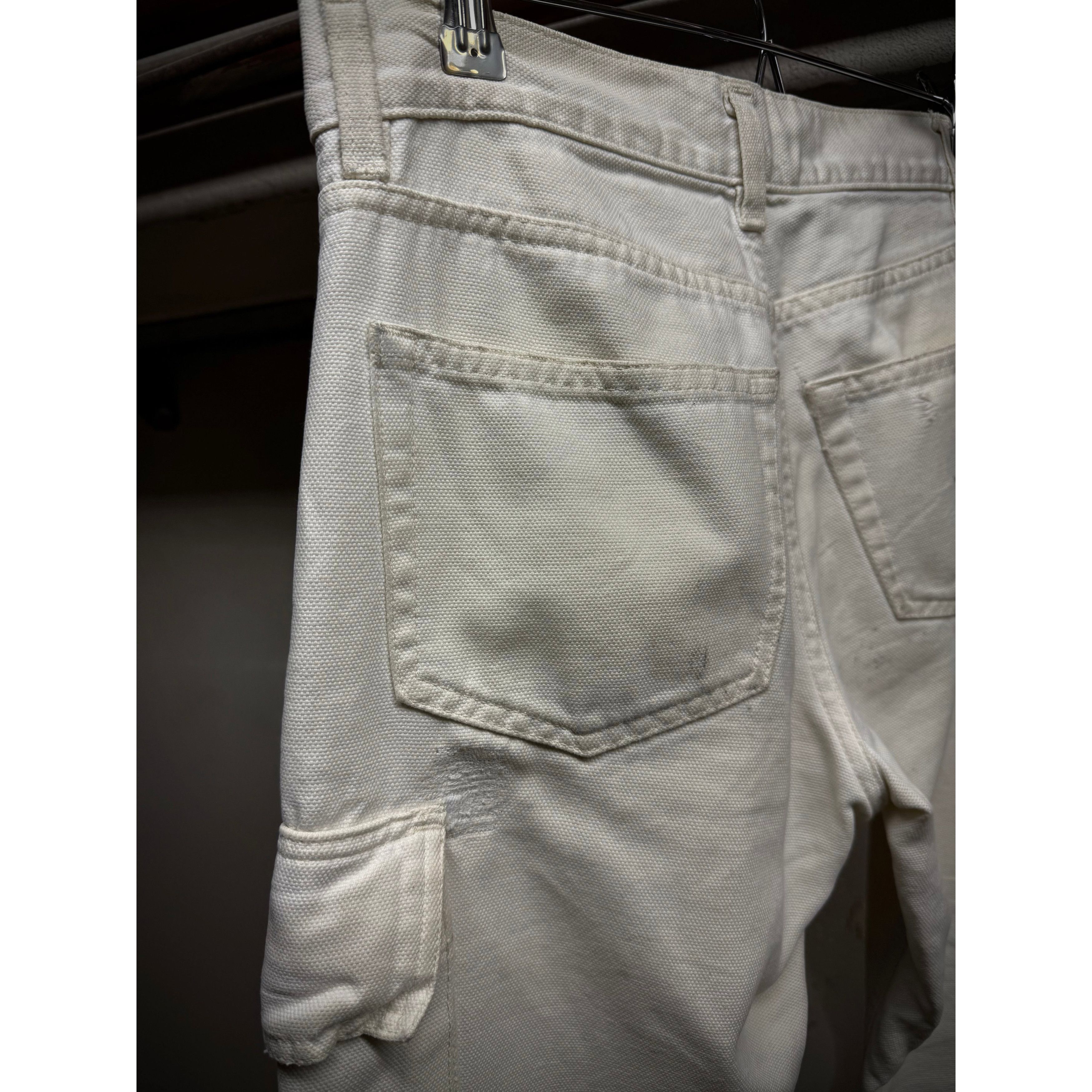Helmut Lang Helmut Lang 1999 Ivory Cotton Cargo Denim Size US 28 / EU 44 - 8 Thumbnail