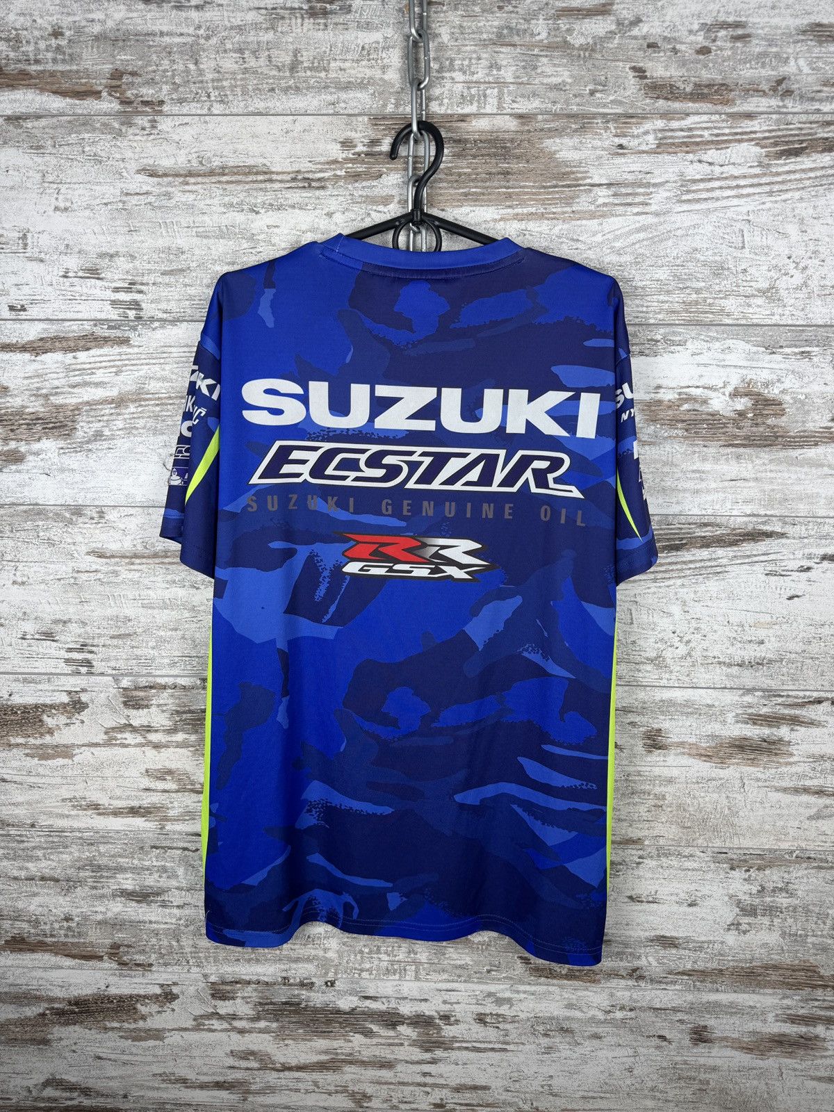 Vintage Mens Vintage Suzuki racing T-shirt tee rare size L Size US L / EU 52-54 / 3 - 13 Thumbnail