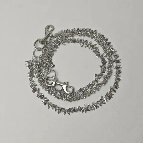 Japanese Brand Masumizu x Reia Copper Leaf Round Bead Pants Chain Size ONE SIZE - 6 Thumbnail