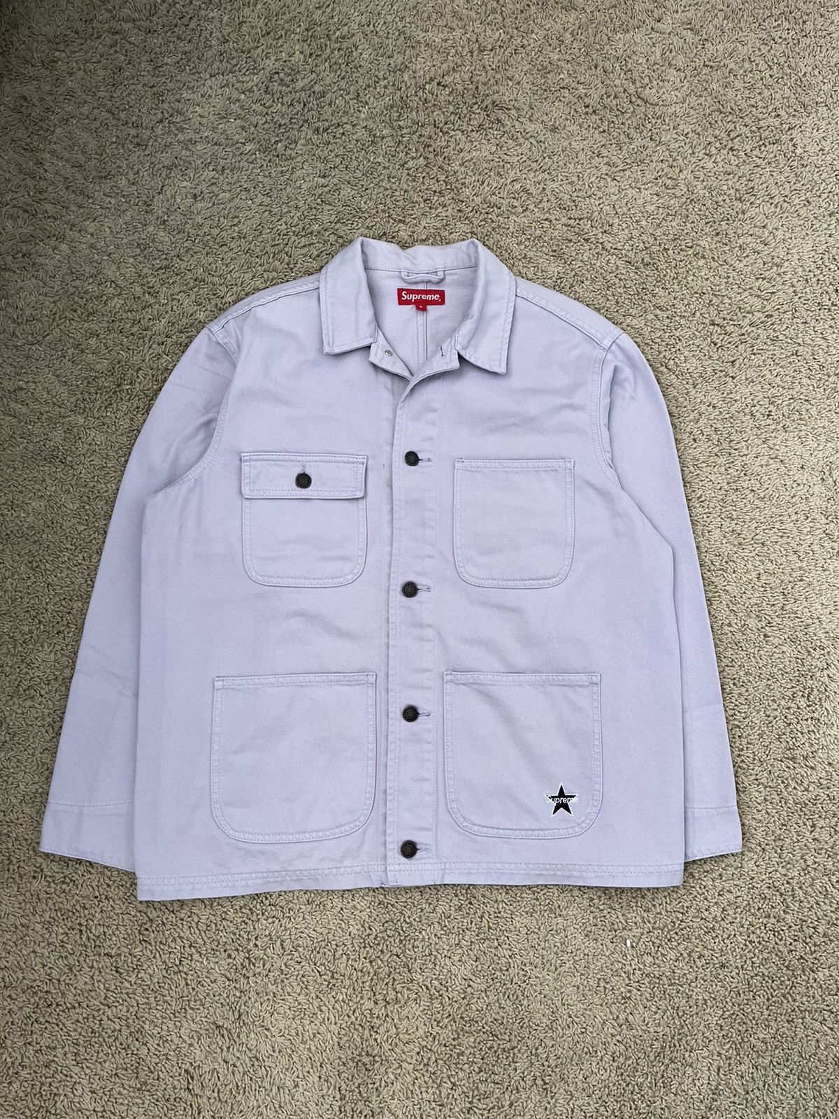 Supreme Supreme denim chore coat Size US S / EU 44-46 / 1 - 2 Thumbnail