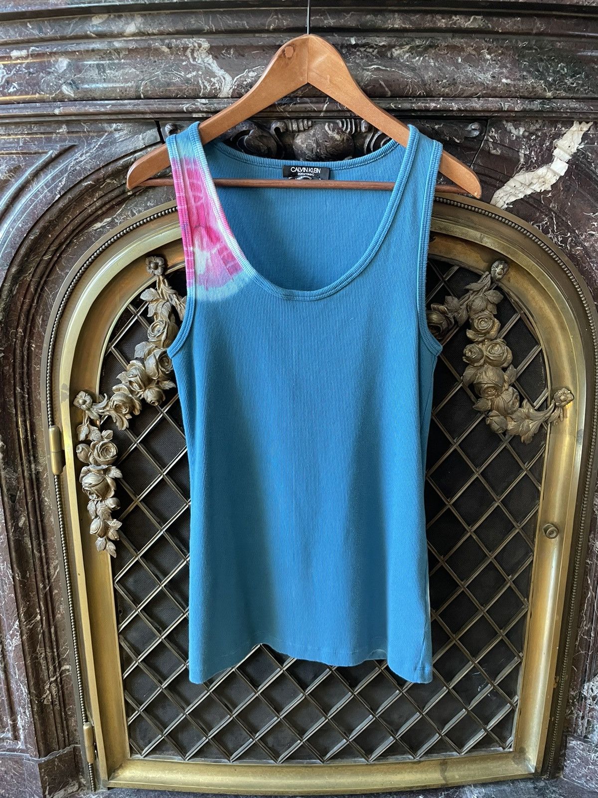 Calvin Klein 205W39NYC × Raf Simons SS19 Tie Dye Tanktop | Grailed