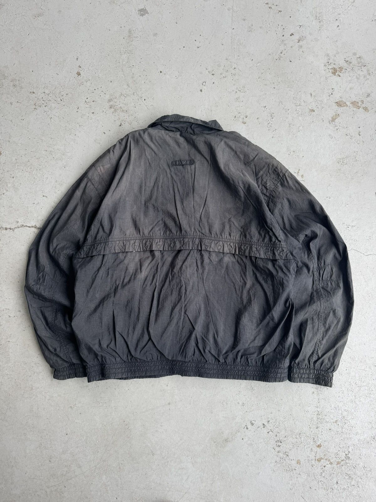 Nike Vintage 90s Nike Supreme Court Faded Black Windbreaker Size US XL / EU 56 / 4 - 3 Thumbnail