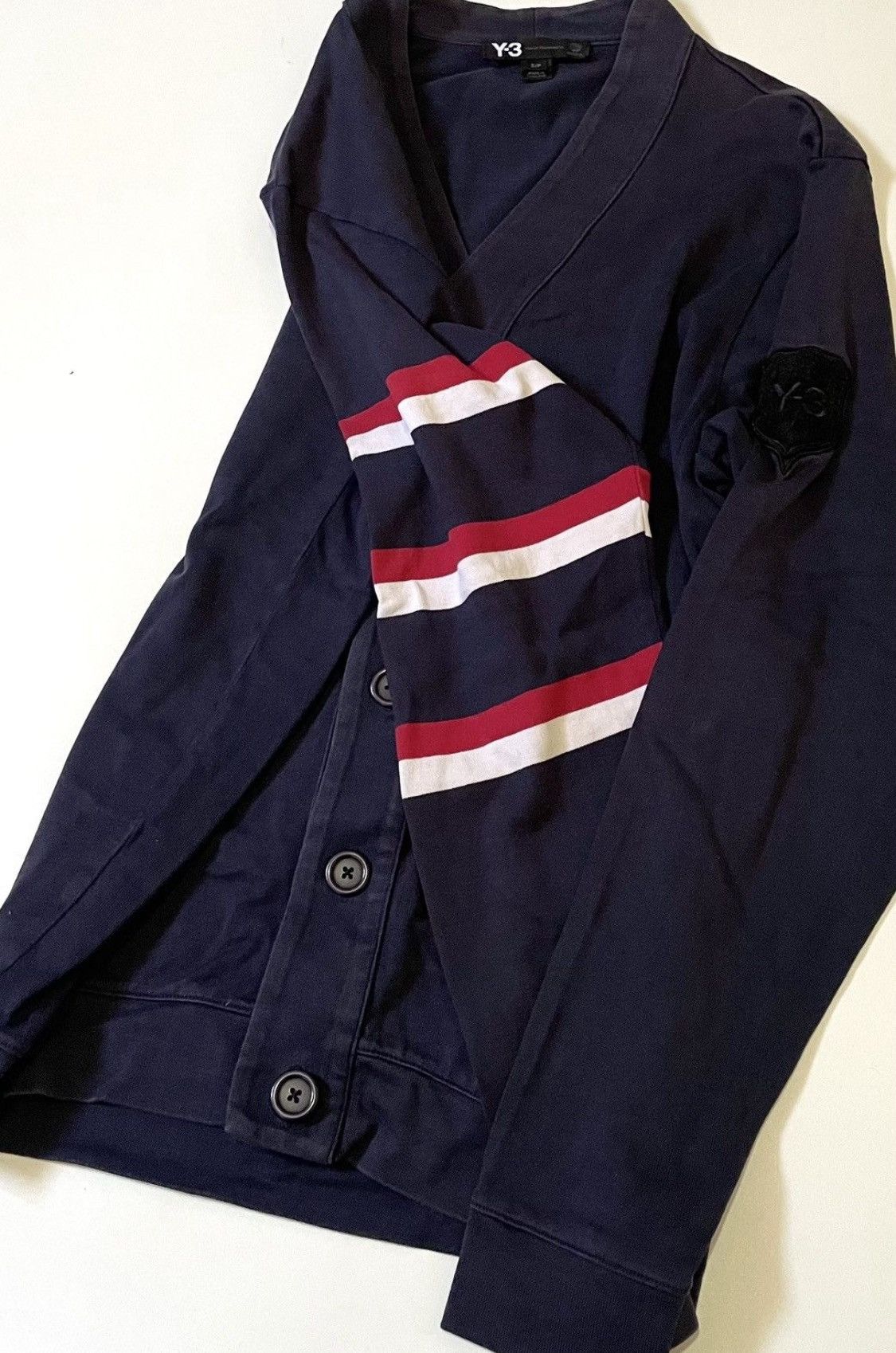Yohji Yamamoto TAX FREE 🇺🇸 Yohji yamamoto y-3 thom browne inspired cardigan Size US M / EU 48-50 / 2 - 3 Thumbnail