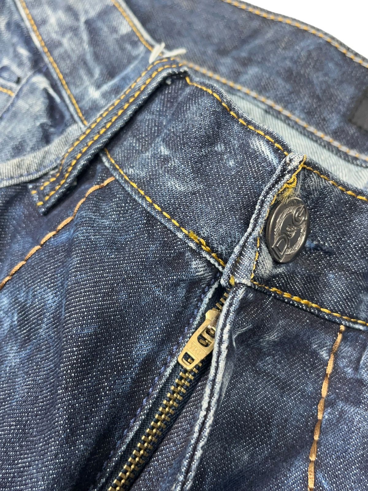 Dolce & Gabbana × Vintage Vintage Dolce & Gabbana Stone Washed Jeans y2k Size US 33 - 7 Thumbnail