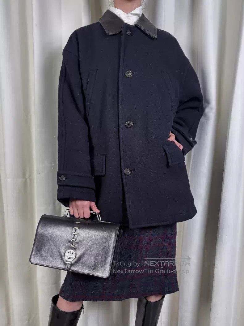 Comme des Garcons Comme des Garcons Vintage fur collar wool coat Size US M / EU 48-50 / 2 - 2 Thumbnail