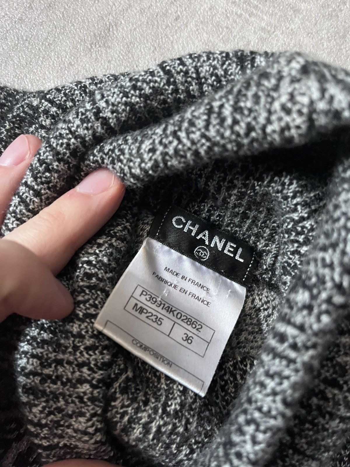 Chanel Chanel Deer Cashmere Turtleneck Sweater grey rare Size S / US 4 / IT 40 - 9 Thumbnail