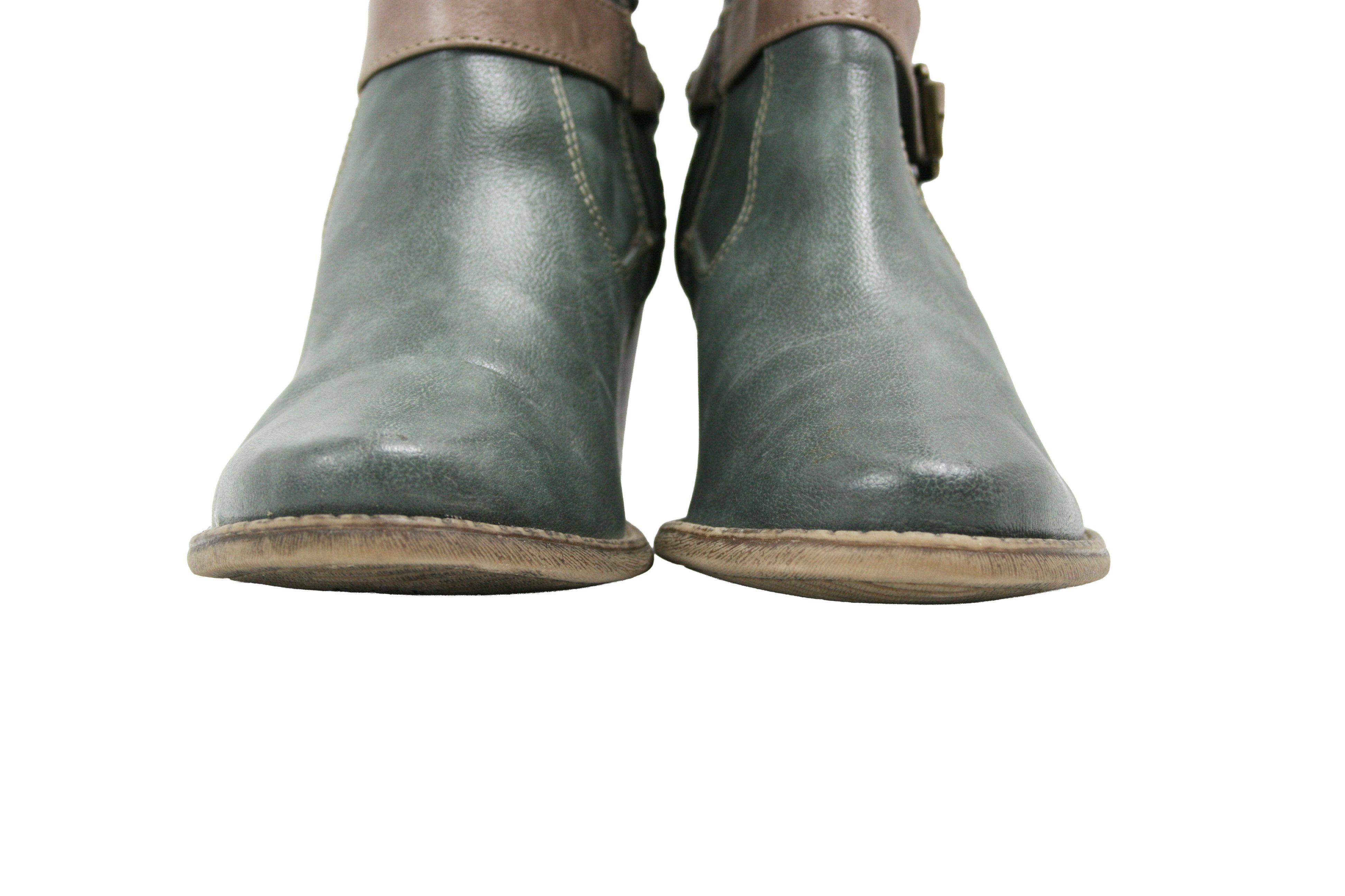 Mustang 00S Y2K Avant Garde Biker Laced Boots Vintage Size US 9 / IT 39 - 4 Thumbnail