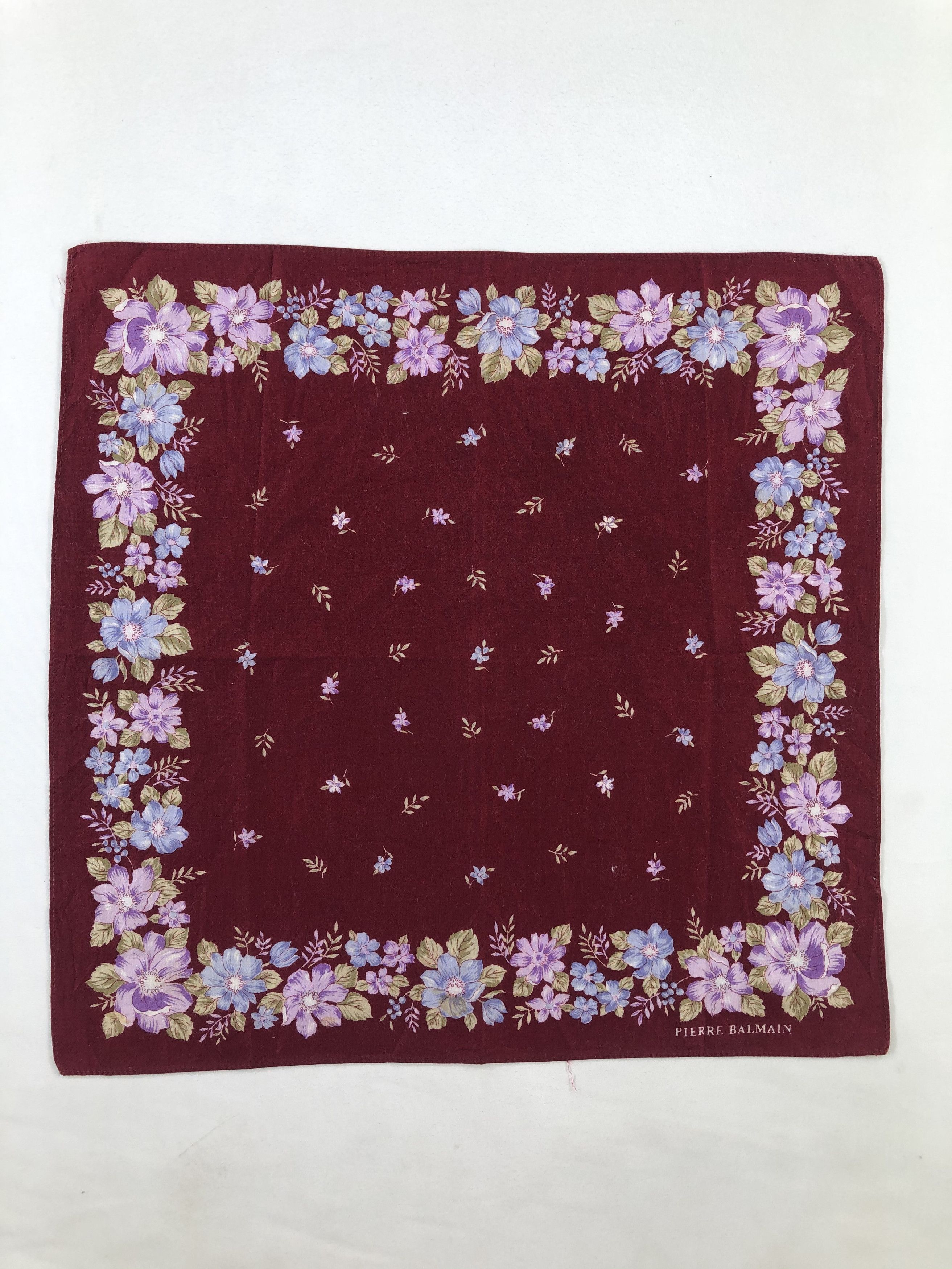 Pierre Balmain × Vintage Pierre Balmain Handkerchief / Bandana / Neckerchief Size ONE SIZE - 2 Thumbnail