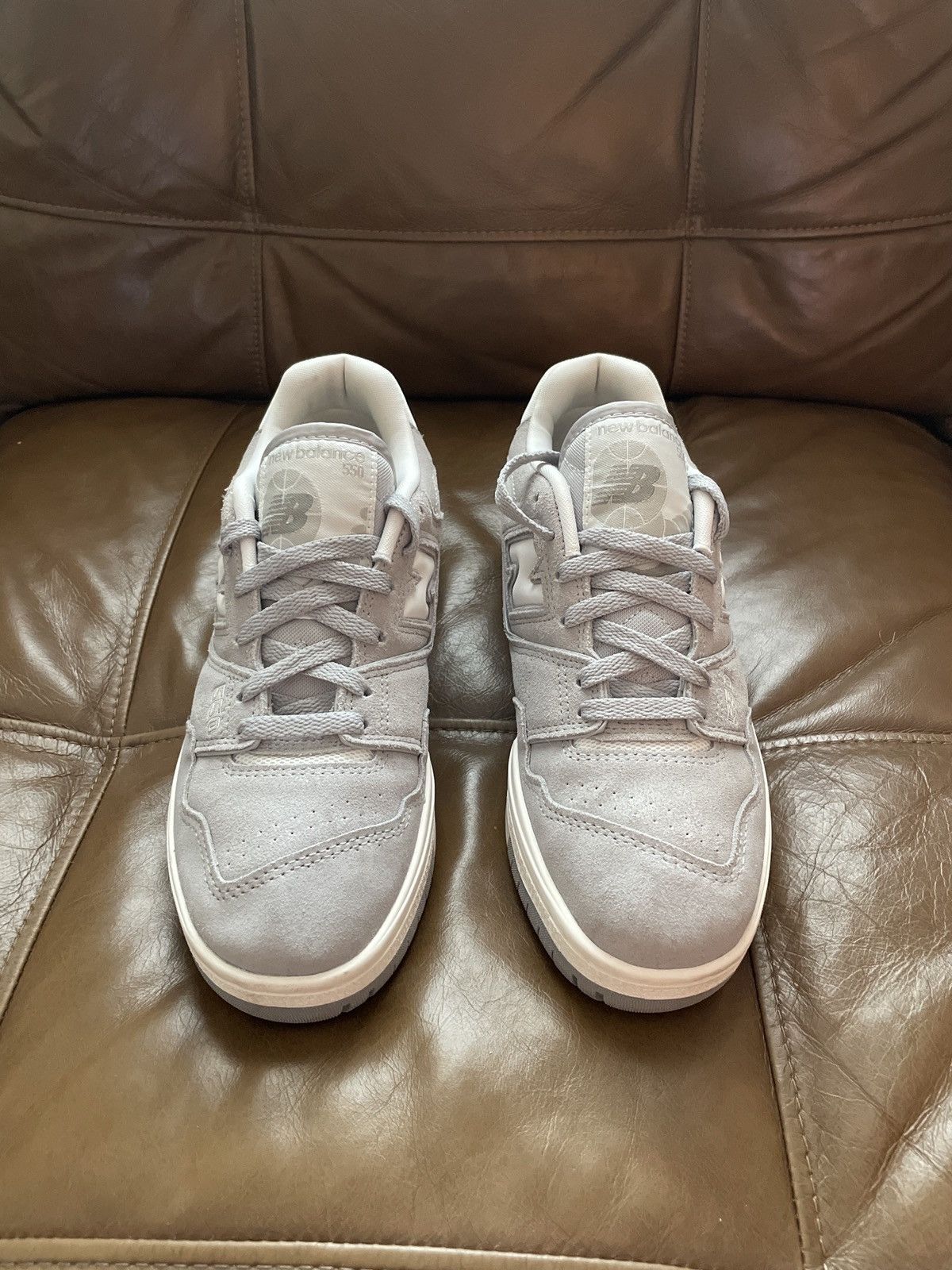 New Balance New Balance 550 Grey/White Suede Size US 9 / EU 42 - 5 Thumbnail