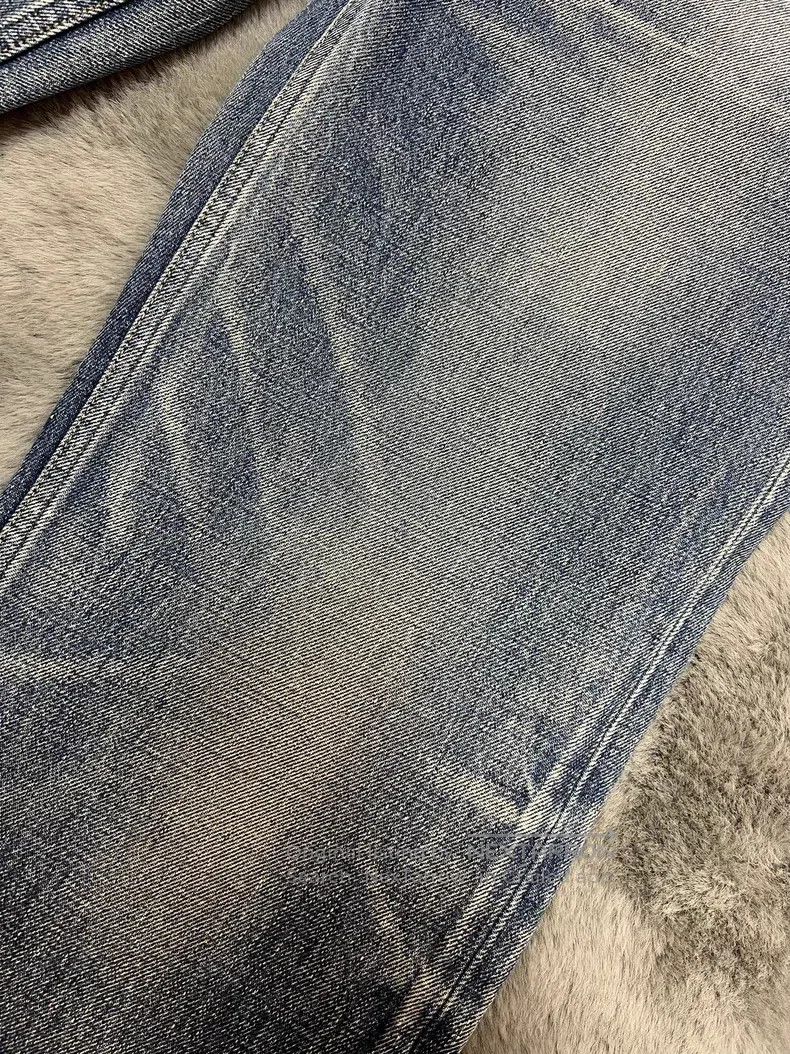 Celine CELINE Turnip Washed Blue Denim Jeans with Gold Chain Size US 26 / EU 42 - 5 Thumbnail