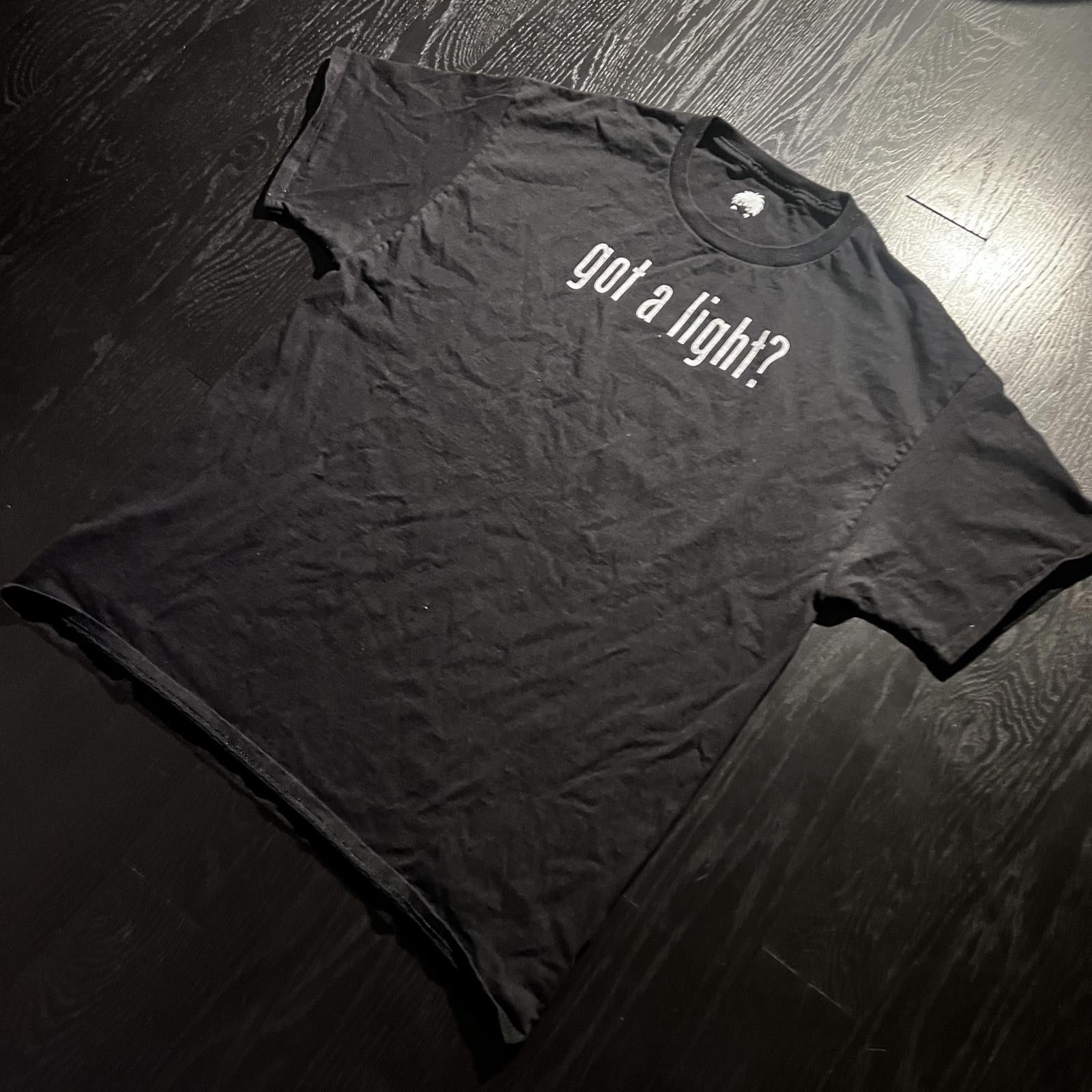 Designer RHB Got a Light? Tee Shirt Black Size US L / EU 52-54 / 3 - 2 Thumbnail