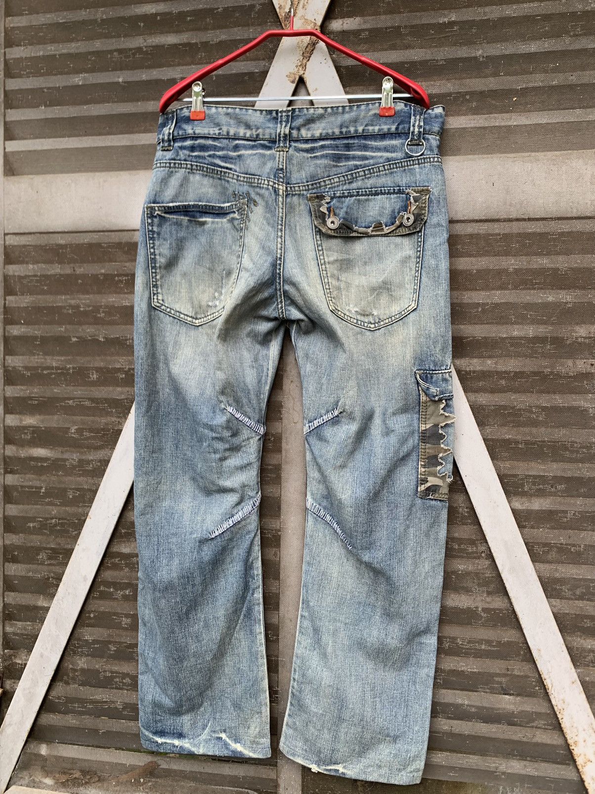 Vintage 👹VINTAGE TWENTY WORKS DISTRESSED BAGGY JEANS Size US 34 / EU 50 - 10 Thumbnail