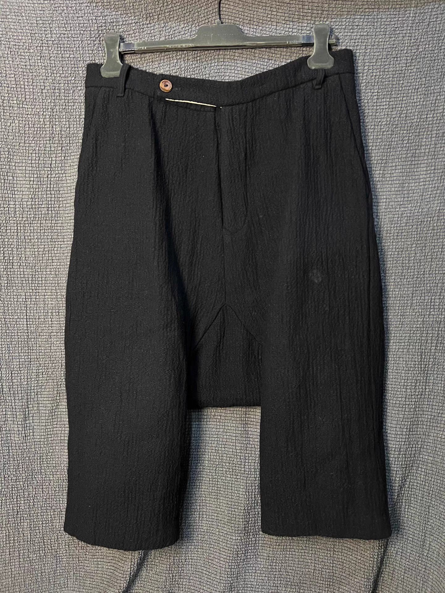 Rick Owens Rick Owens mainline drop-crotch cropped pants Size US 32 / EU 48 - 1 Thumbnail