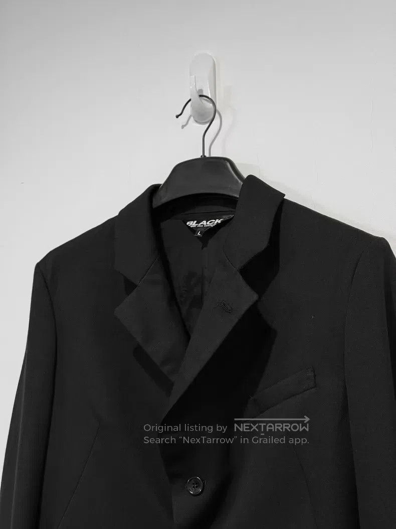 Comme des Garcons Comme Des Garcons Deconstructed panelled openwork blazer| Size L / US 10 / IT 46 - 4 Thumbnail