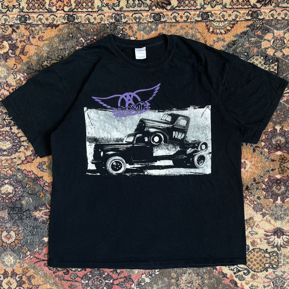 Aerosmith × Band Tees × Vintage Vintage 90s y2k Aerosmith Pump Tour T ...