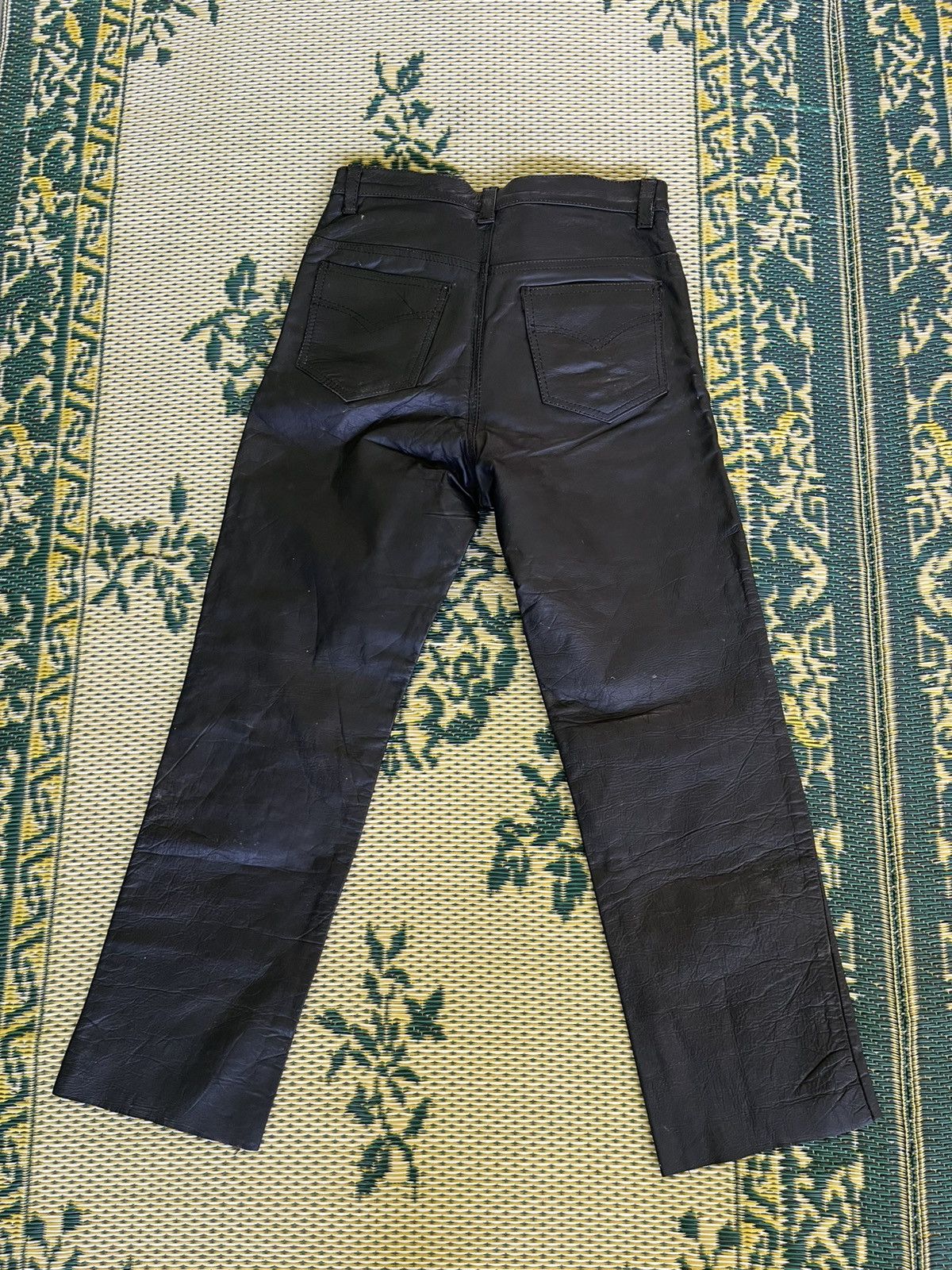 American Eagle Outfitters Vintage American Eagle Leather Pants Raw Hem Size US 30 / EU 46 - 7 Thumbnail