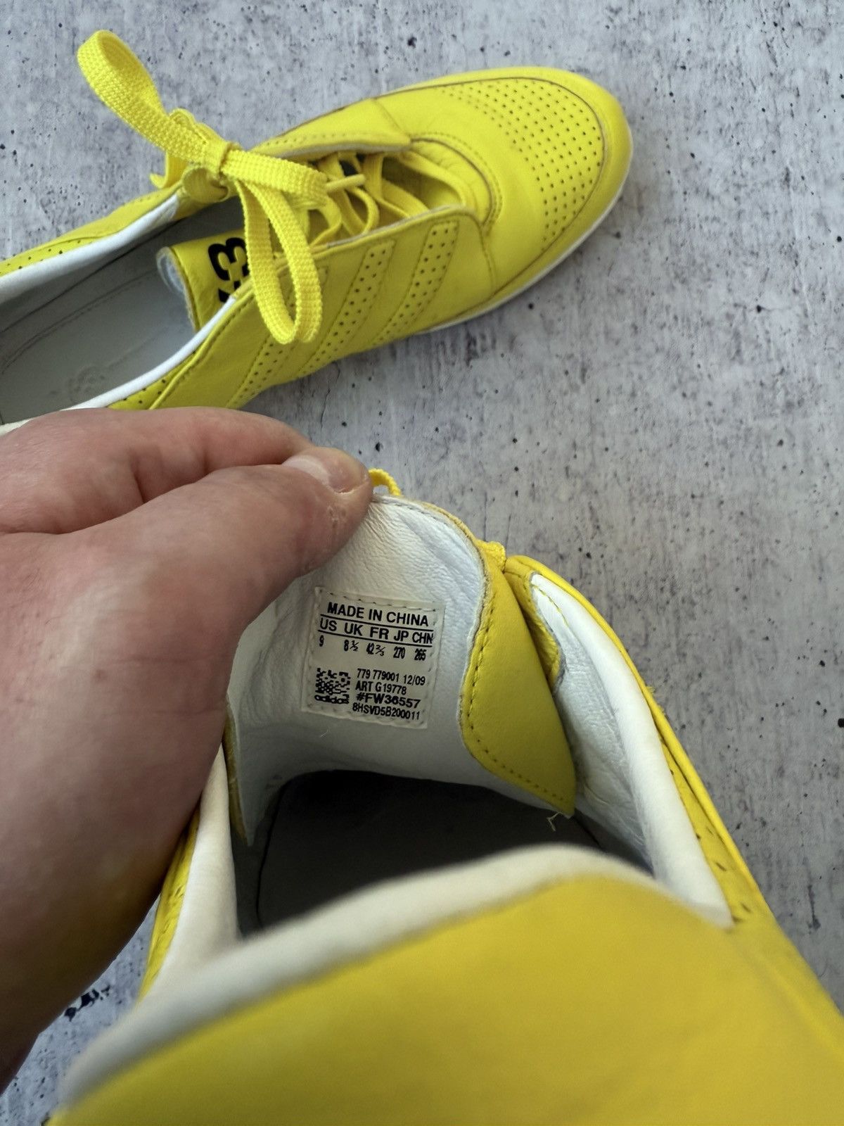 Adidas × Y-3 × Yohji Yamamoto Adidas Yohji Yamamoto Y-3 Honja Leather Trainers Shoes Size US 9 / EU 42 - 8 Thumbnail