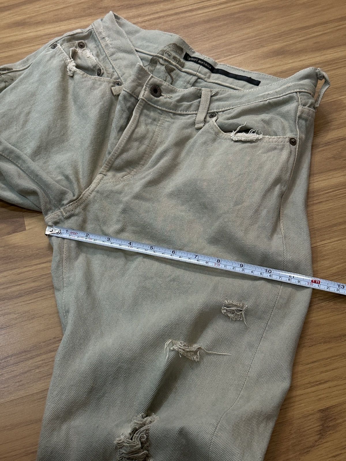 Kiminori Morishita Kiminori Morishita Laser Printed Naked Girl Denim Pant Size US 32 / EU 48 - 20 Thumbnail