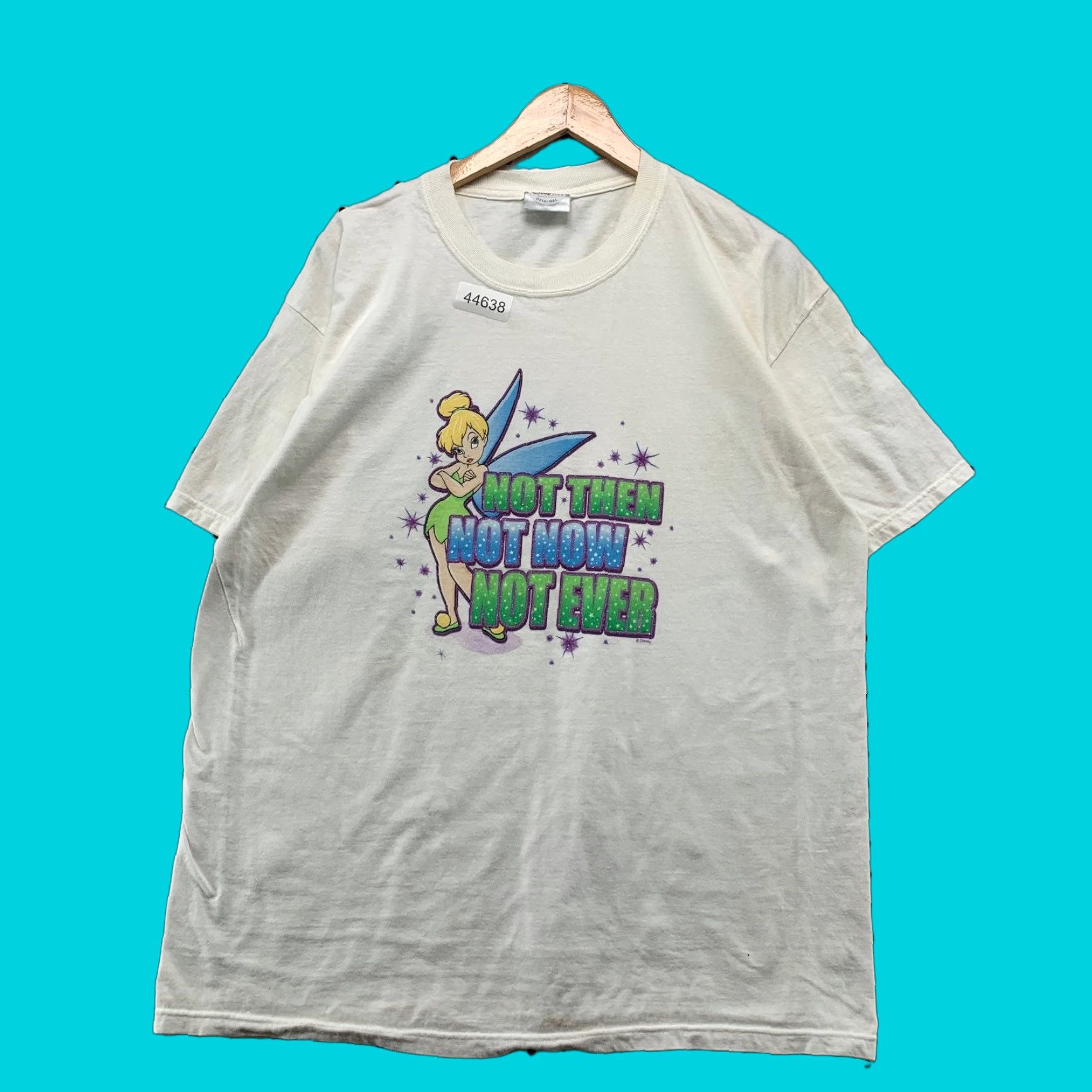 Disney Disney Tinker Bell Shirt Mens XL White Not Then Not Now Not Ever Funny Size US XL / EU 56 / 4 - 1 Thumbnail