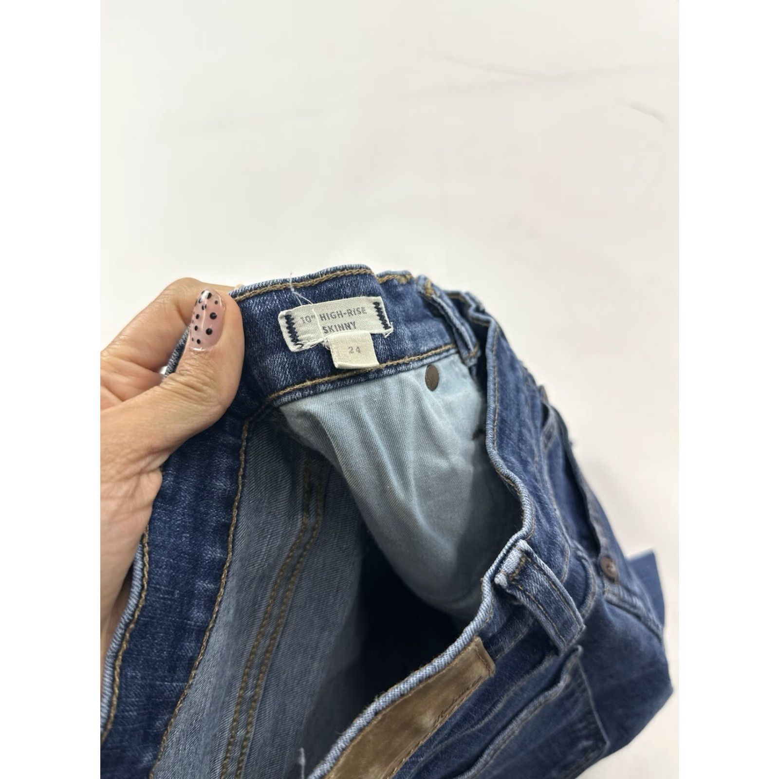 Madewell Madewell Women's High Rise Blue Skinny Jeans User: Madewell Women's High Rise Blue Skinny Jeans Size 42" / US 20 - 5 Thumbnail