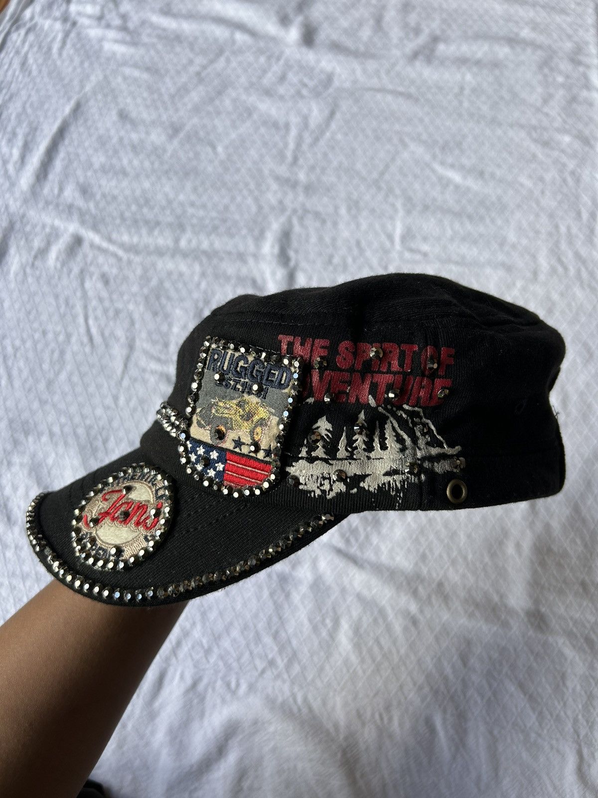 Japanese Brand 💸BINDINGOFFER💸The Spirit Of Venture Studded Gothic Hats Size ONE SIZE - 1 Thumbnail