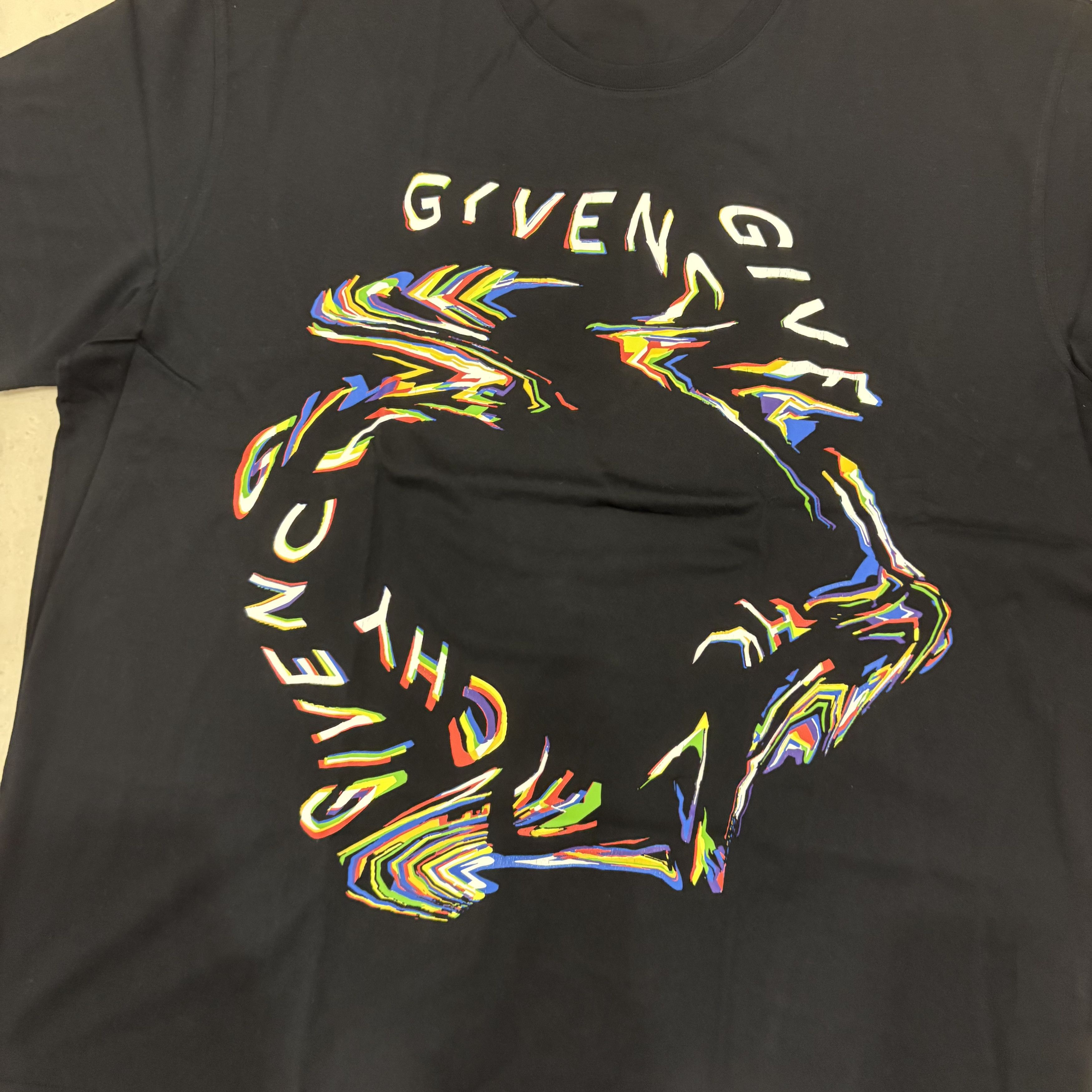Givenchy Givenchy Paris Glitch Printed T-Shirt Size US XXL / EU 58 / 5 - 2 Thumbnail