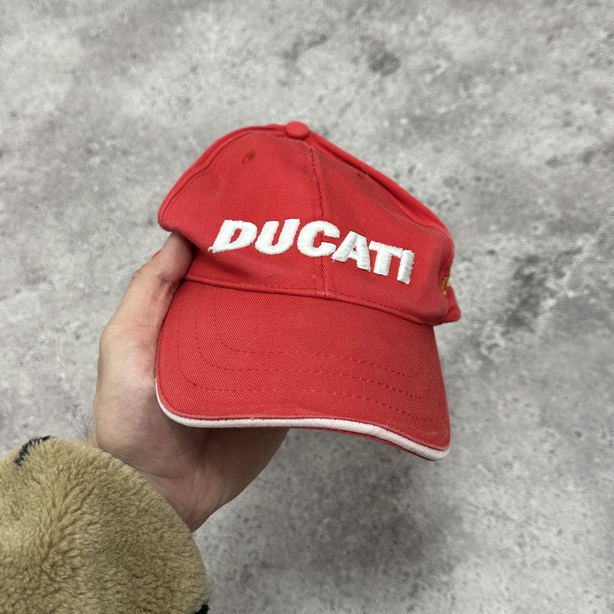 Formula 1 Vintage 90s Racing Ducati Formula 1 cap Advance Bridgestone Size ONE SIZE - 1 Thumbnail