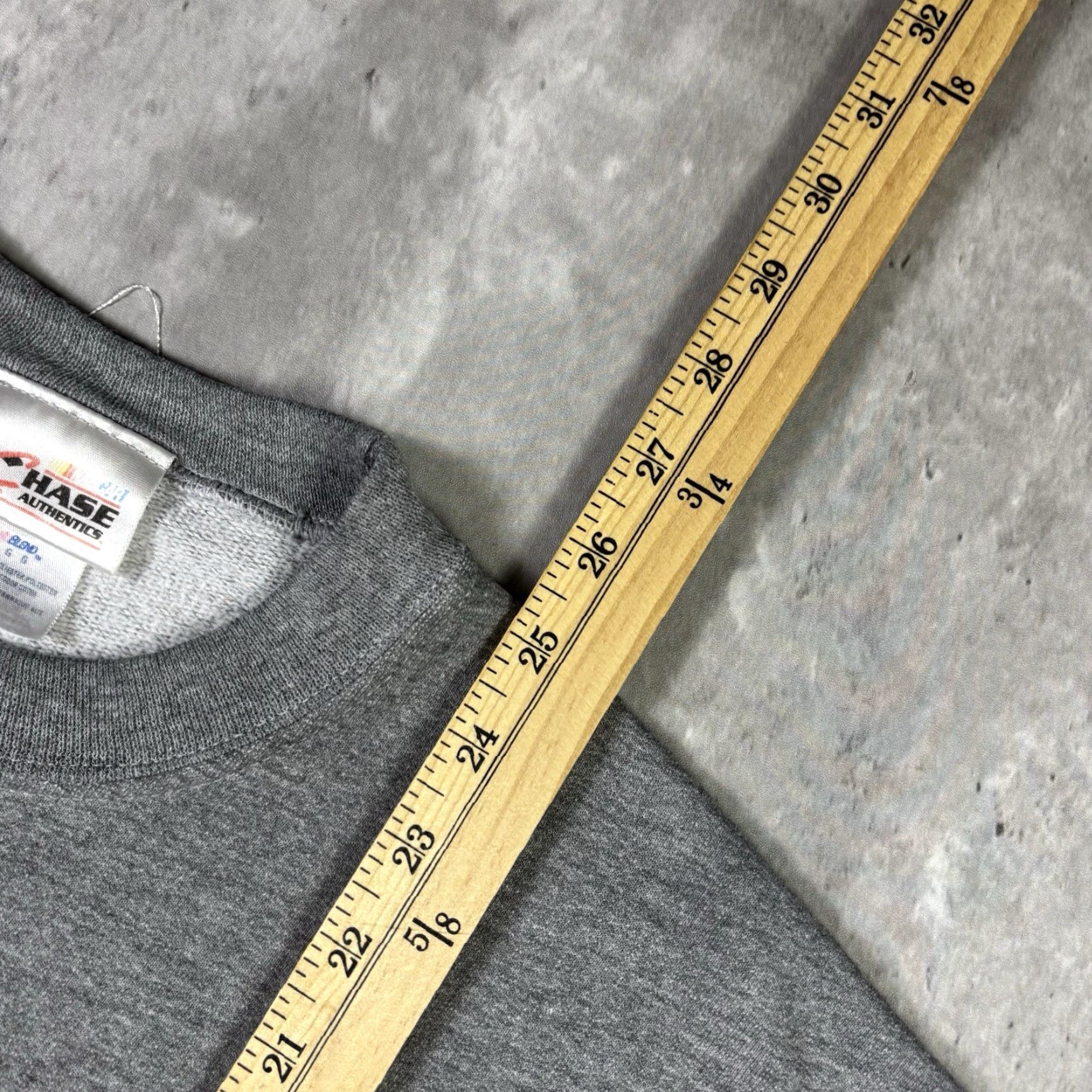 Chase Authentics VINTAGE Tony Sweatshirt Chase Authentics Nascar Gray L 90s USA Shirt Mens Sweatshirt Embroidered Cotton Fleece Pullover All Seasons 90s Size US L / EU 52-54 / 3 - 7 Thumbnail