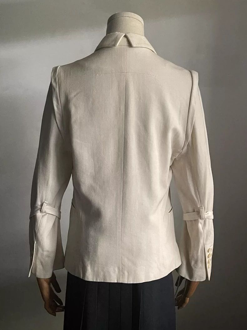 Ann Demeulemeester Ann Demeulemeester 07aw rust-hooped wool suit Size US L / EU 52-54 / 3 - 6 Thumbnail