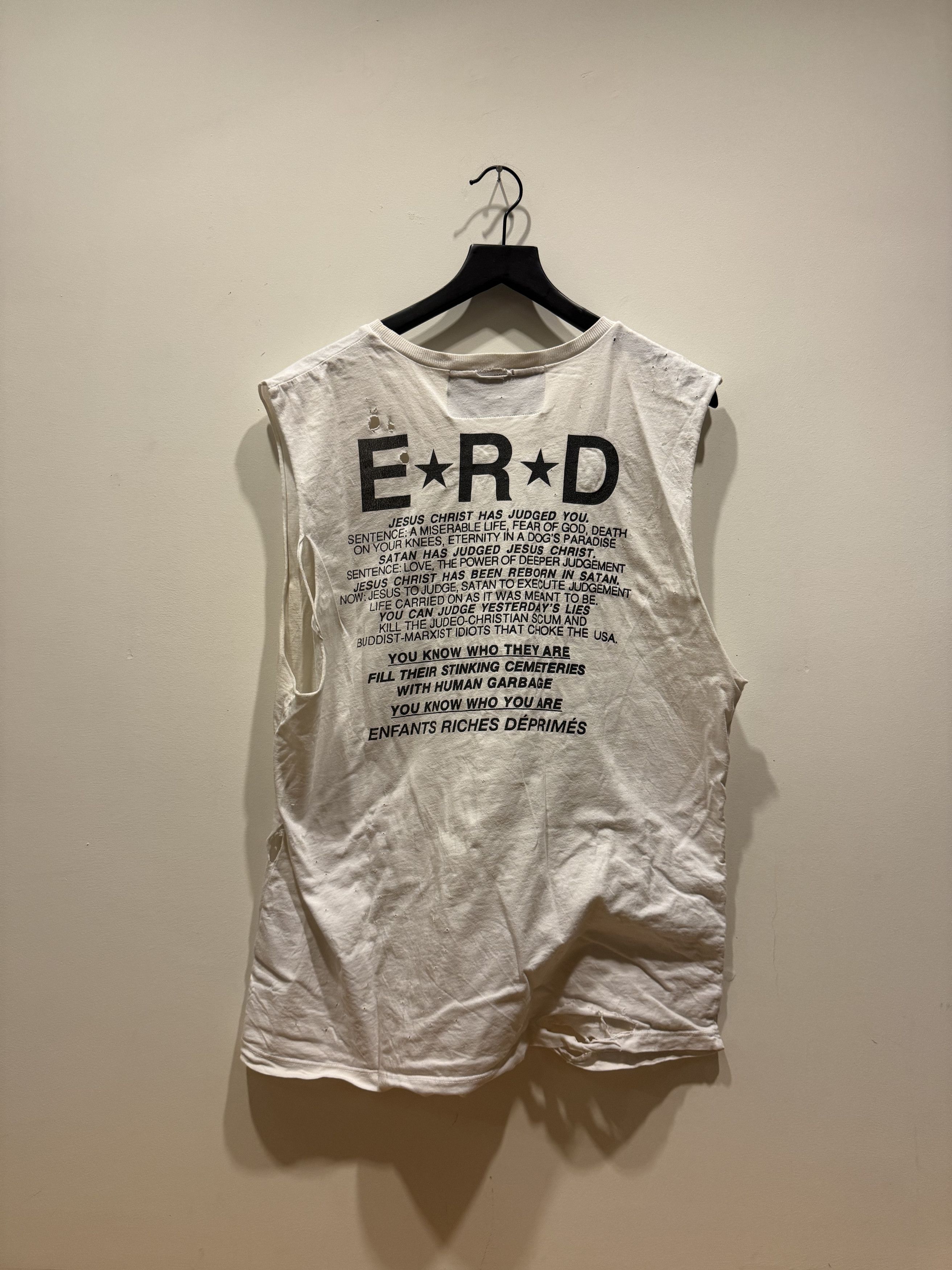 Enfants Riches Deprimes Jesus Christ Has Judged You Cut Off SS16 Size US XL / EU 56 / 4 - 4 Thumbnail