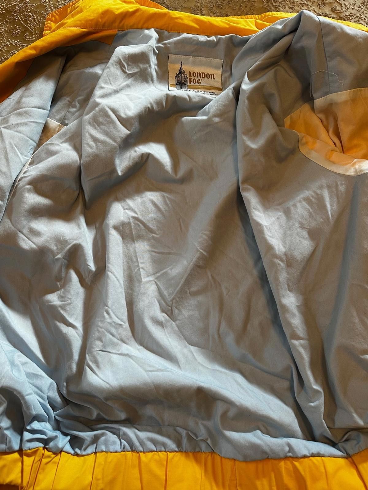 London Fog Vintage London Fog Yellow Hooded Jacket Men’s L Size US L / EU 52-54 / 3 - 6 Thumbnail