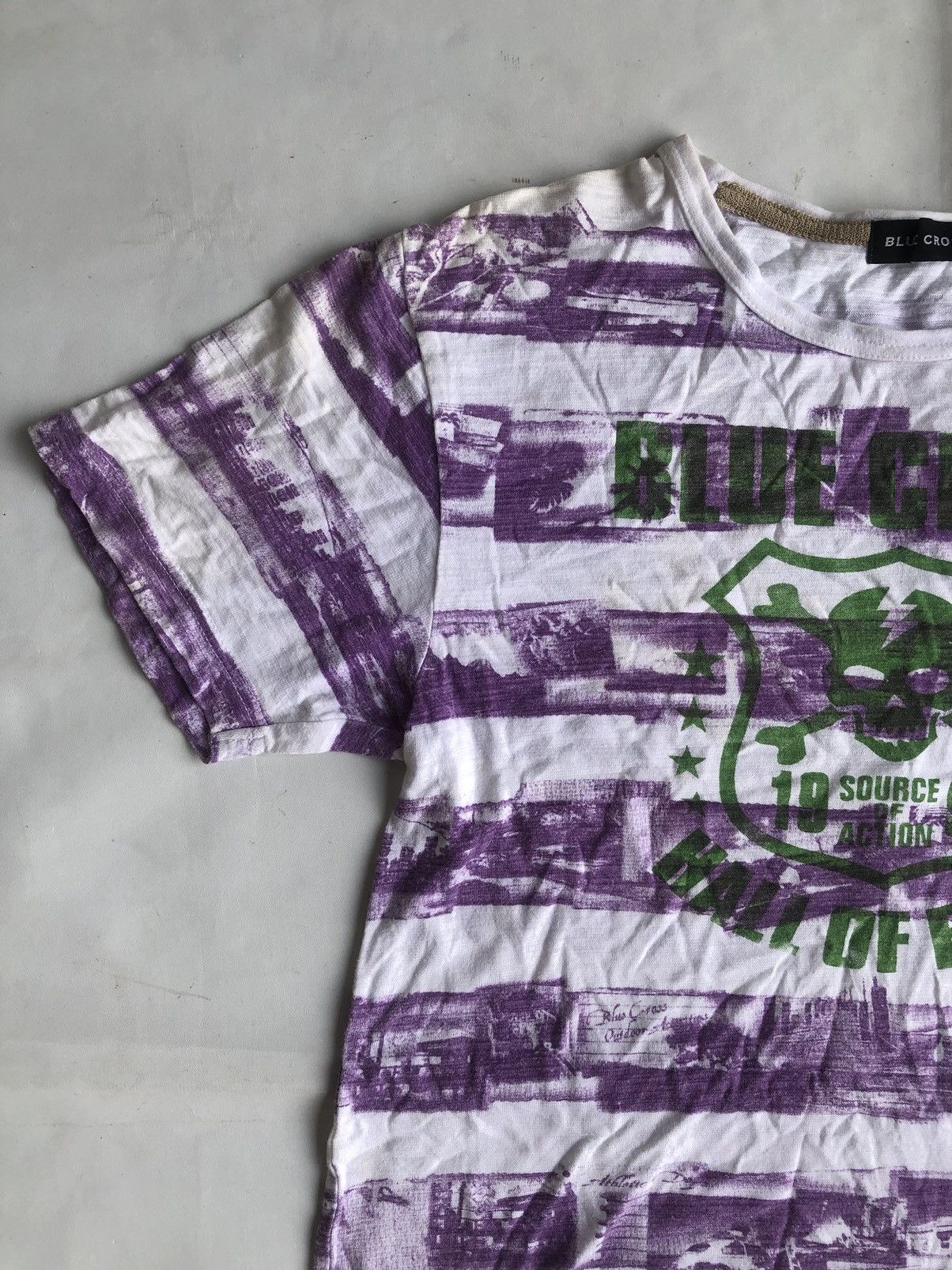 Hysteric Glamour Gothic Poem Blue Croos Skull Rock Punk Style Size US M / EU 48-50 / 2 - 4 Thumbnail