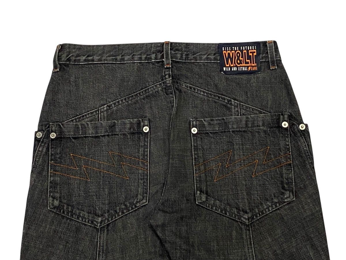 W&LT W&LT Walter Van Beirendonck Spiral Cut Denim Pants Size US 30 / EU 46 - 8 Thumbnail