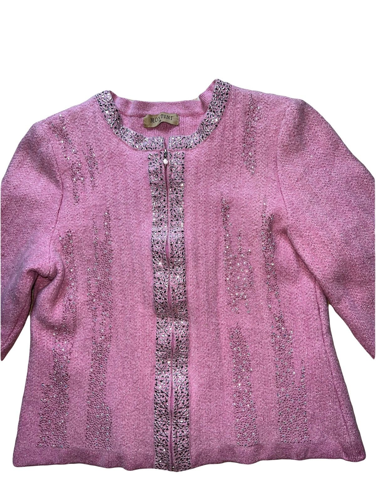 Miu Miu MONTINI pink knit jacket 🎀💗 Size M / US 6-8 / IT 42-44 - 4 Thumbnail