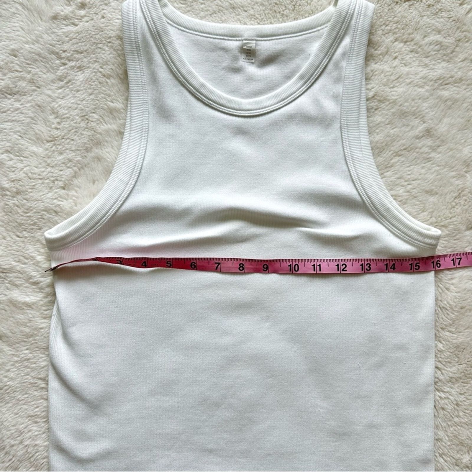 Other Danskin Women white tank top size M Size M / US 6-8 / IT 42-44 - 5 Thumbnail