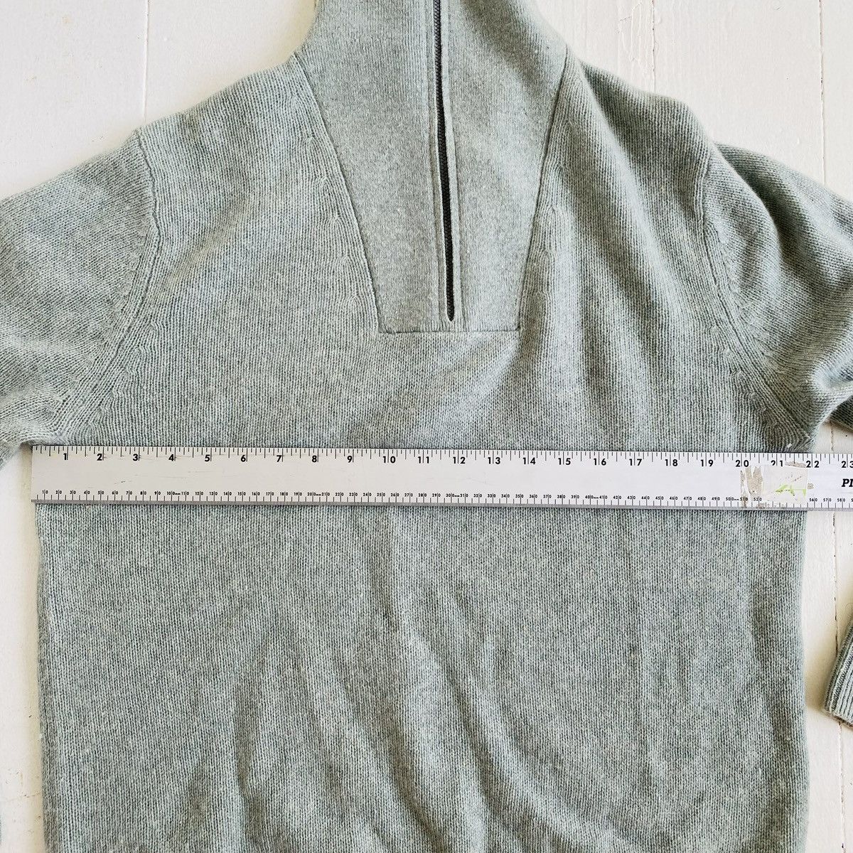 Vince Vince Melange 1/4 zip cashmere wool sweater Size US M / EU 48-50 / 2 - 7 Thumbnail