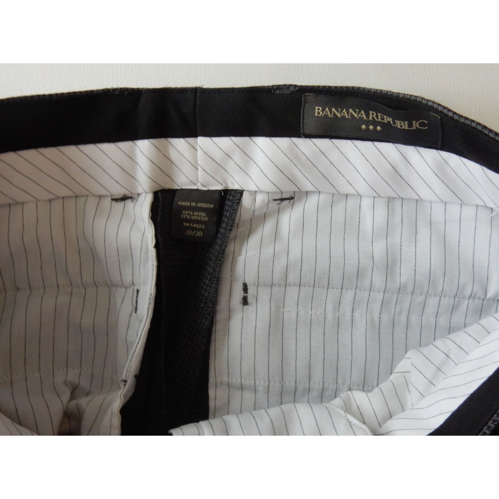 Banana Republic Banana Republic Men's Flat Front Dress Pants Size 30x30 Measures 30x27 Size US 30 / EU 46 - 5 Thumbnail